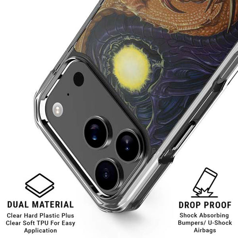 Yin Yang Dragon by Ed Beard Jr iPhone 18 Pro Clear Case