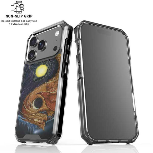 Yin Yang Dragon by Ed Beard Jr iPhone 18 Pro Clear Case