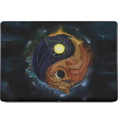 Yin Yang Dragon by Ed Beard Jr MacBook Skins