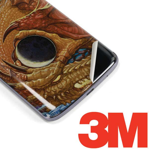 Yin Yang Dragon by Ed Beard Jr Moto E5 Plus Skin