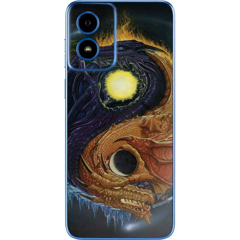Yin Yang Dragon by Ed Beard Jr Moto G Play 4G (2024) Skin