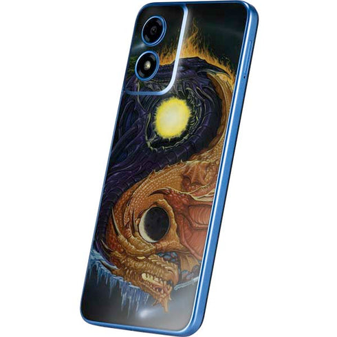 Yin Yang Dragon by Ed Beard Jr Moto G Play 4G (2024) Skin