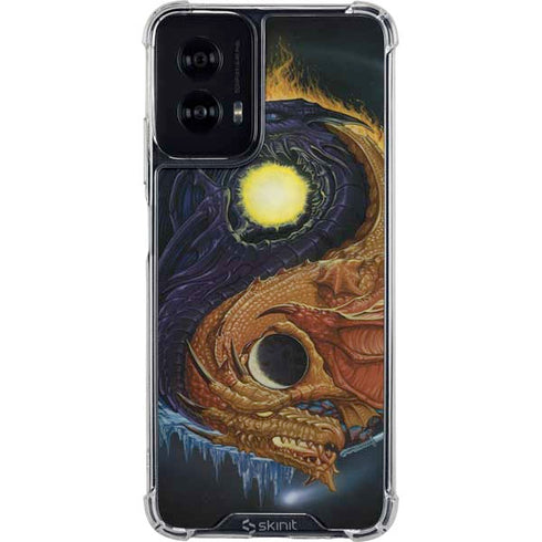 Yin Yang Dragon by Ed Beard Jr Moto G Power 5G (2024) Clear Case