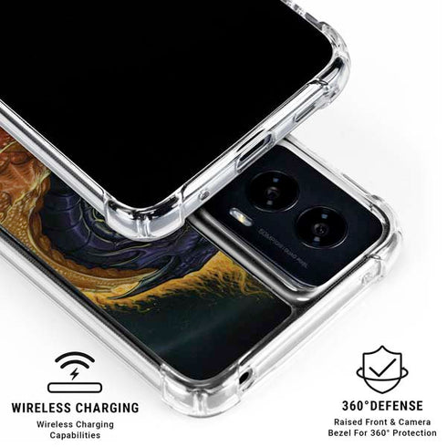 Yin Yang Dragon by Ed Beard Jr Moto G Power 5G (2024) Clear Case