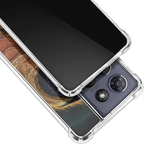 Yin Yang Dragon by Ed Beard Jr Moto G Stylus 5G (2025) Clear Case