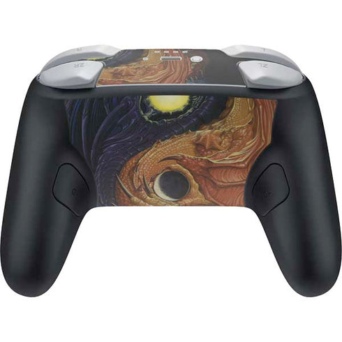 Yin Yang Dragon by Ed Beard Jr Nintendo Switch 2 (2025) Pro Controller Skin