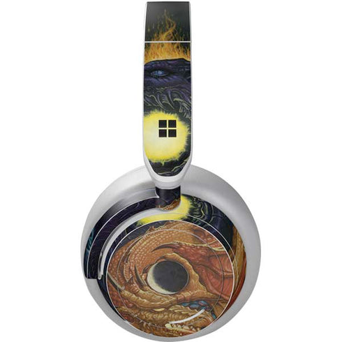 Yin Yang Dragon by Ed Beard Jr Surface Headphones Skin