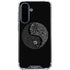 Liquid Blue Yin Yang Music Skulls Galaxy A36 5G Clear Case