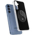 Liquid Blue Yin Yang Music Skulls Galaxy A55 5G Clear Case