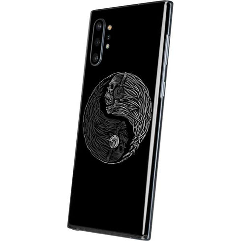 Liquid Blue Yin Yang Music Skulls Galaxy Note 10 Plus Skin