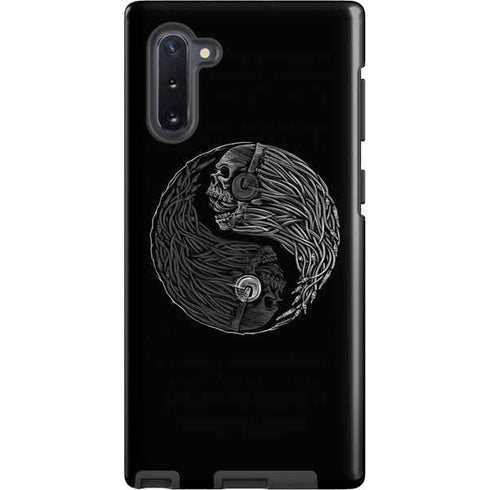Liquid Blue Yin Yang Music Skulls Galaxy Cases