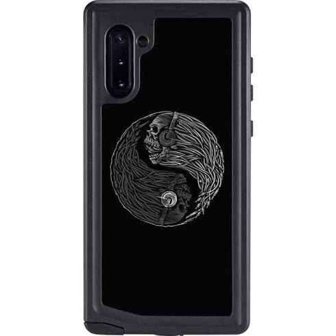 Liquid Blue Yin Yang Music Skulls Galaxy Cases