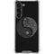 Liquid Blue Yin Yang Music Skulls Galaxy S24 FE Clear Case