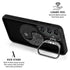 Liquid Blue Yin Yang Music Skulls Galaxy S24 FE Kickstand Case
