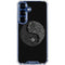 Liquid Blue Yin Yang Music Skulls Galaxy S25 Clear Case