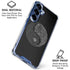 Liquid Blue Yin Yang Music Skulls Galaxy S25 Clear Case