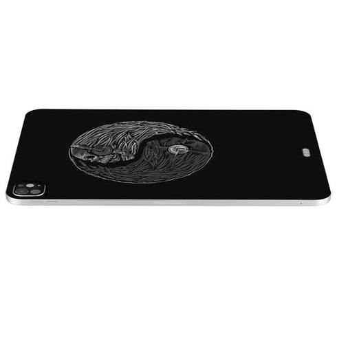 Liquid Blue Yin Yang Music Skulls iPad Pro 13in M4 (2024) Skin
