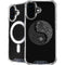 Liquid Blue Yin Yang Music Skulls iPhone 16 Plus MagSafe Case