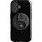 Liquid Blue Yin Yang Music Skulls iPhone 16 Plus Magsafe Impact Case
