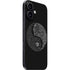 Liquid Blue Yin Yang Music Skulls iPhone 16 Plus Skin