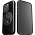 Liquid Blue Yin Yang Music Skulls iPhone 16 Pro Impact Case