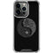 Liquid Blue Yin Yang Music Skulls iPhone 16 Pro Max Clear Case