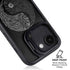 Liquid Blue Yin Yang Music Skulls iPhone 16e Kickstand Case