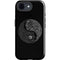 Liquid Blue Yin Yang Music Skulls iPhone 16e Impact Case