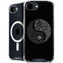 Liquid Blue Yin Yang Music Skulls iPhone 16e MagSafe Case