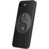 Liquid Blue Yin Yang Music Skulls iPhone 16e Skin