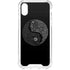 Liquid Blue Yin Yang Music Skulls iPhone XS Clear Case