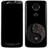Liquid Blue Yin Yang Music Skulls Moto E5 Plus Skin