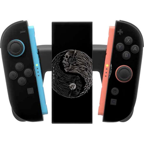 Liquid Blue Yin Yang Music Skulls Nintendo Switch 2 (2025) Joy-Con Controller Skin