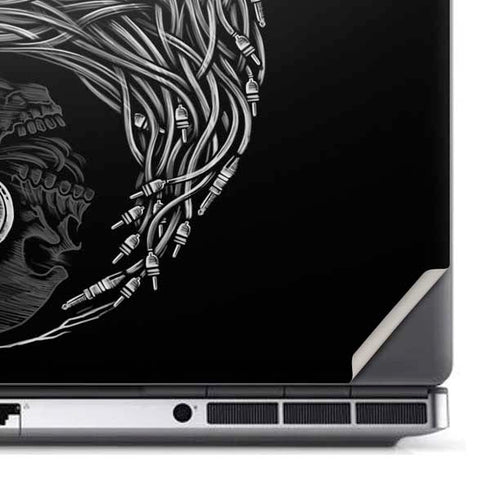 Liquid Blue Yin Yang Music Skulls Dell Precision Skin