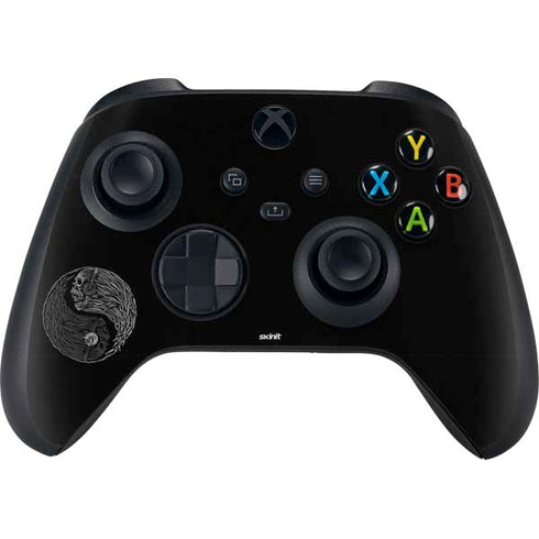 Liquid Blue Yin Yang Music Skulls Xbox Series X Skins