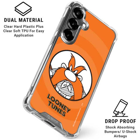 Looney Tunes Yosemite Sam Full Galaxy S26 Plus Clear Case