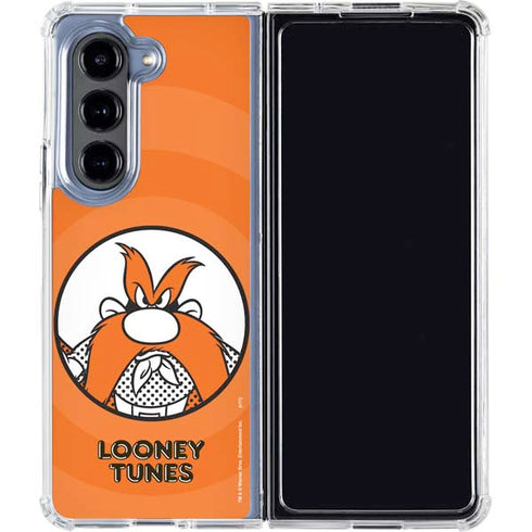 Looney Tunes Yosemite Sam Full Galaxy Z Fold5 5G Clear Case