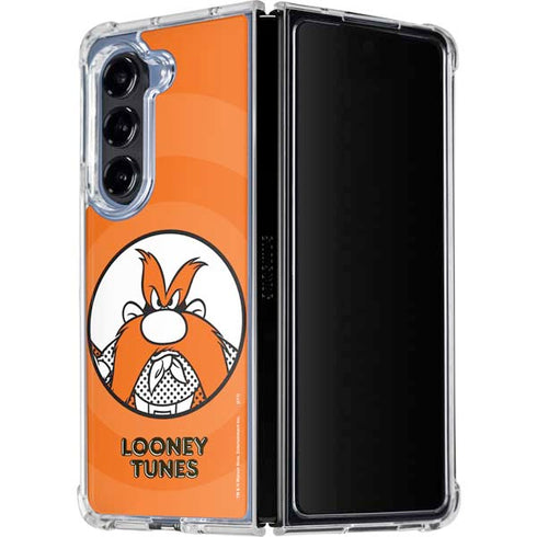 Looney Tunes Yosemite Sam Full Galaxy Z Fold5 5G Clear Case