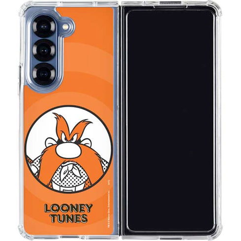 Looney Tunes Yosemite Sam Full Galaxy Z Fold6 Clear Case