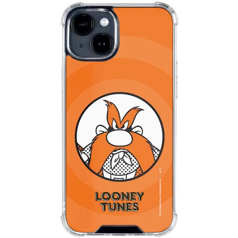 Looney Tunes Yosemite Sam Full iPhone 15 Clear Case