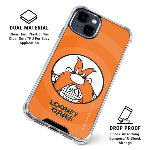 Looney Tunes Yosemite Sam Full iPhone 15 Clear Case