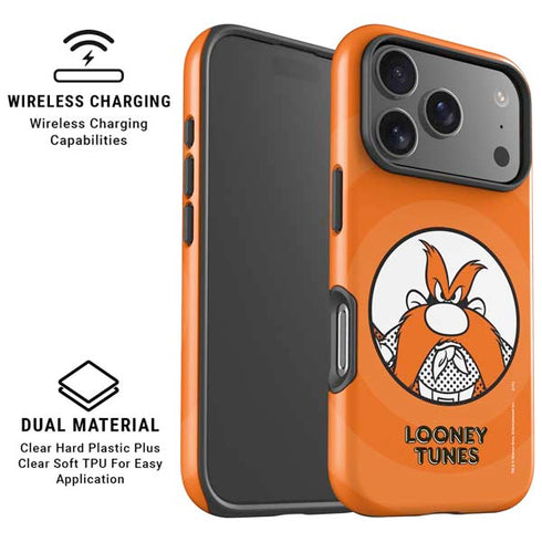 Looney Tunes Yosemite Sam Full iPhone 17 Pro Magsafe Impact Case