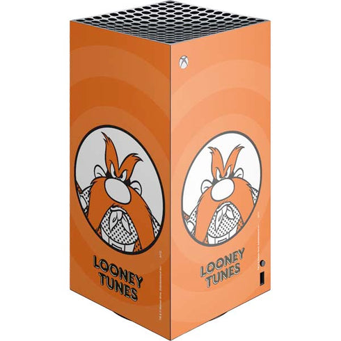 Looney Tunes Yosemite Sam Full XBox Series X Digital Edition Console Skin