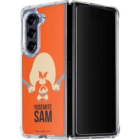 Looney Tunes Yosemite Sam Identity Galaxy Z Fold5 5G Clear Case