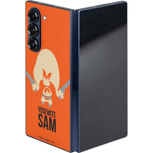 Looney Tunes Yosemite Sam Identity Galaxy Z Fold6 Skin
