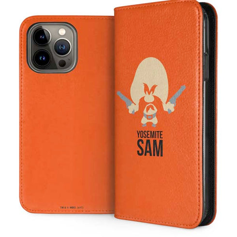 Looney Tunes Yosemite Sam Identity iPhone 13 Pro Max Folio Case