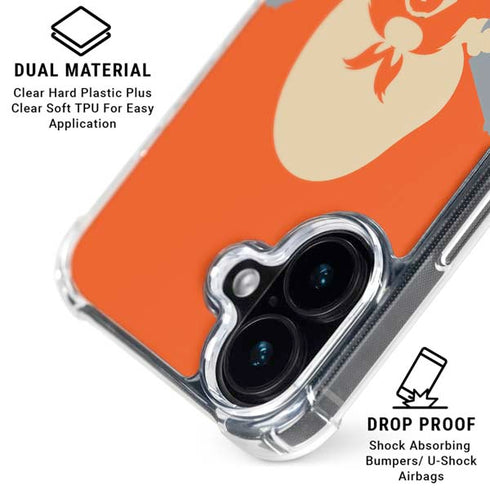 Looney Tunes Yosemite Sam Identity iPhone 16 Plus Clear Case