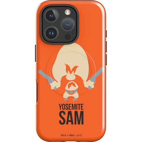 Looney Tunes Yosemite Sam Identity iPhone 16 Pro Magsafe Impact Case