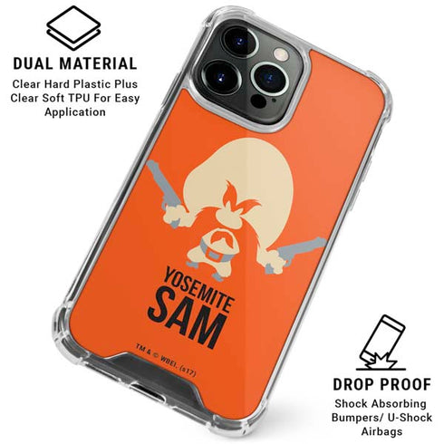 Looney Tunes Yosemite Sam Identity iPhone 16 Pro Max Clear Case
