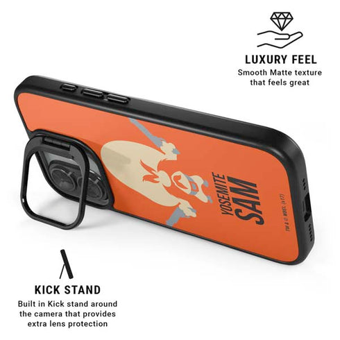 Looney Tunes Yosemite Sam Identity iPhone 17 Kickstand Case